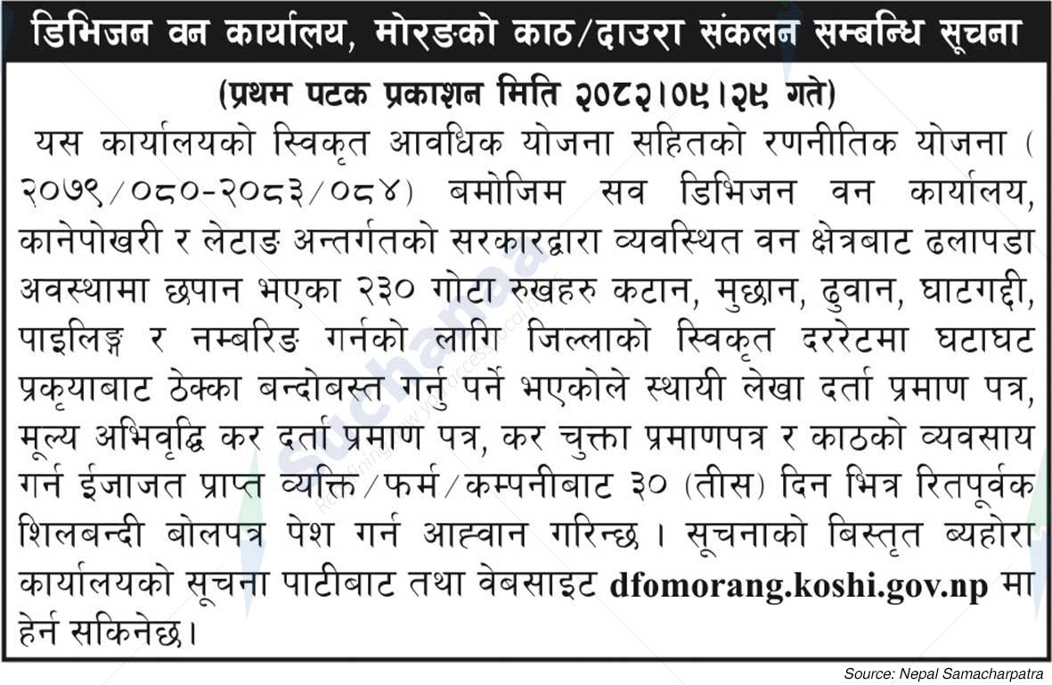 Division Forest Office, Morang