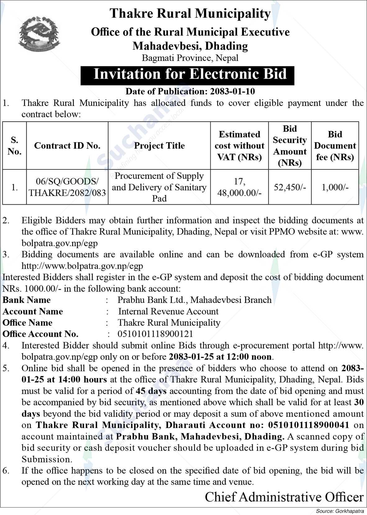 Thakre Rural Municipality