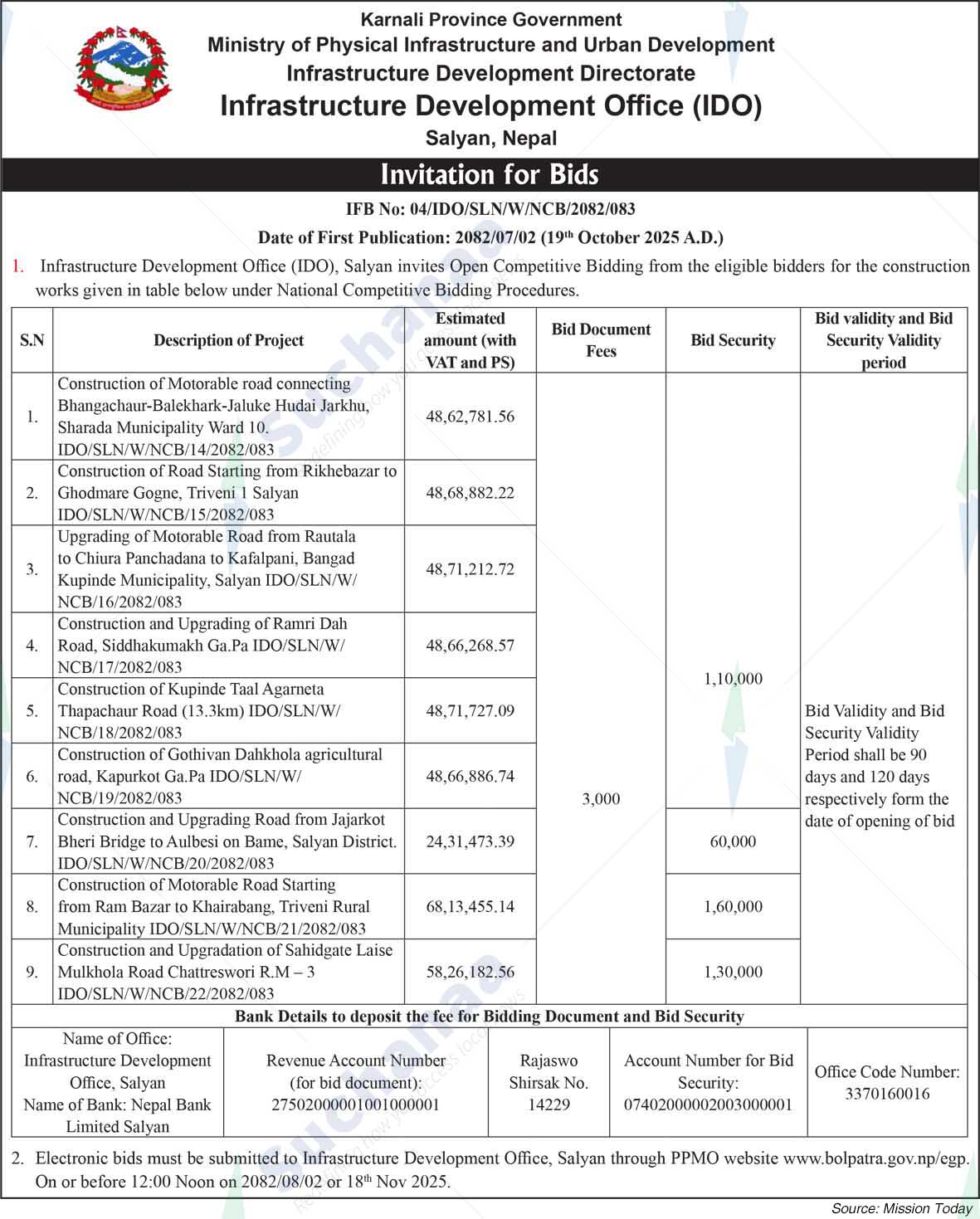 Infrastructure Development Office (IDO)