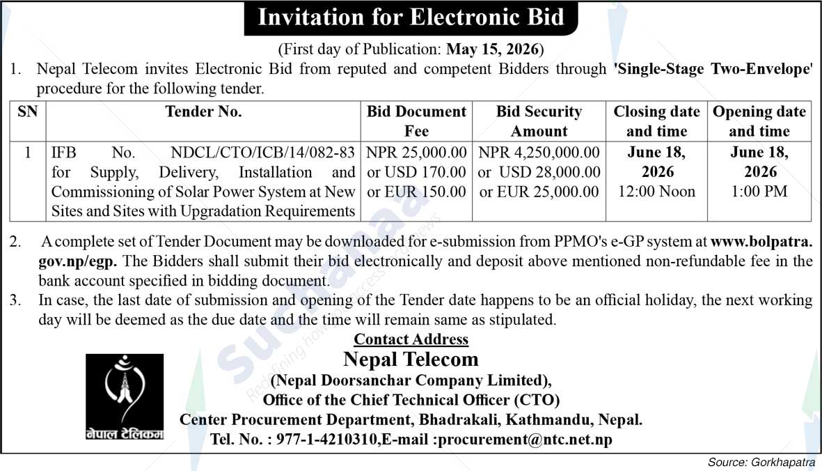 Nepal Doorsanchar Company Limited (NTC)