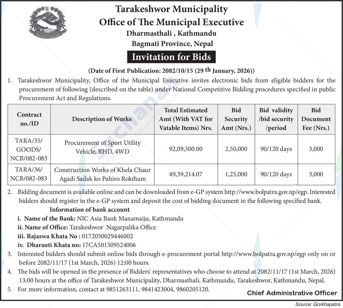 Tarkeshwor Municipality