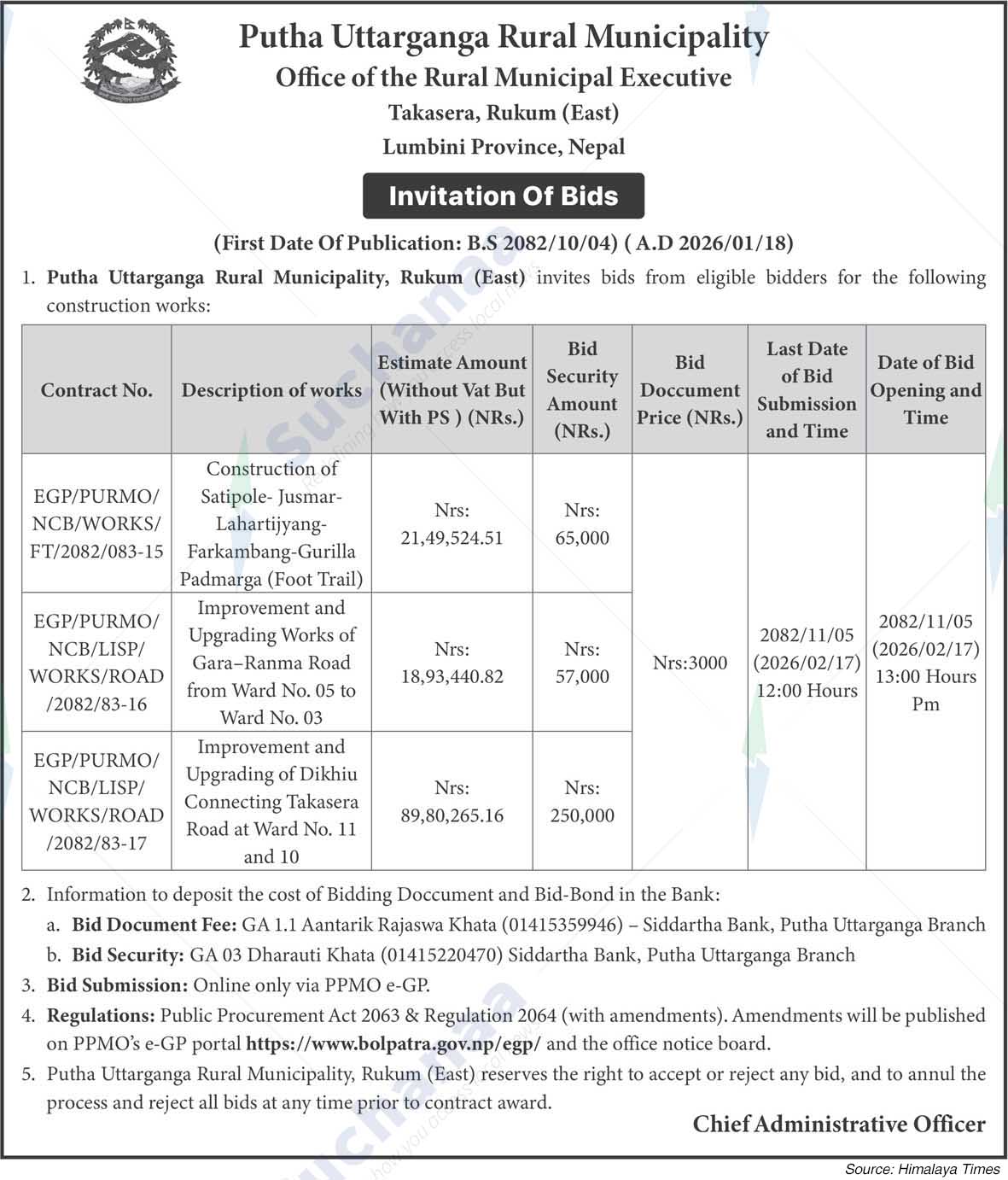Putha Uttarganga Rural Municipality