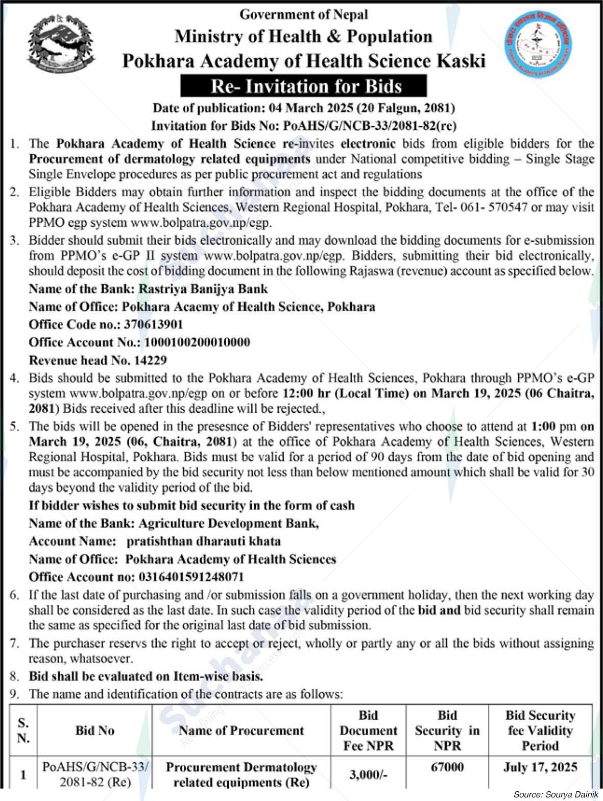 Pokhara Academy of Health Science Kaski
