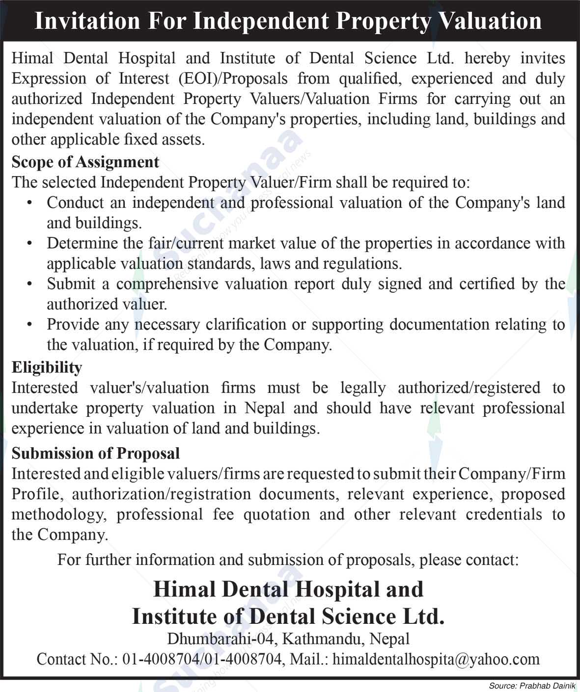 Himal Dental Hospital and Institute of Dental Science Ltd.