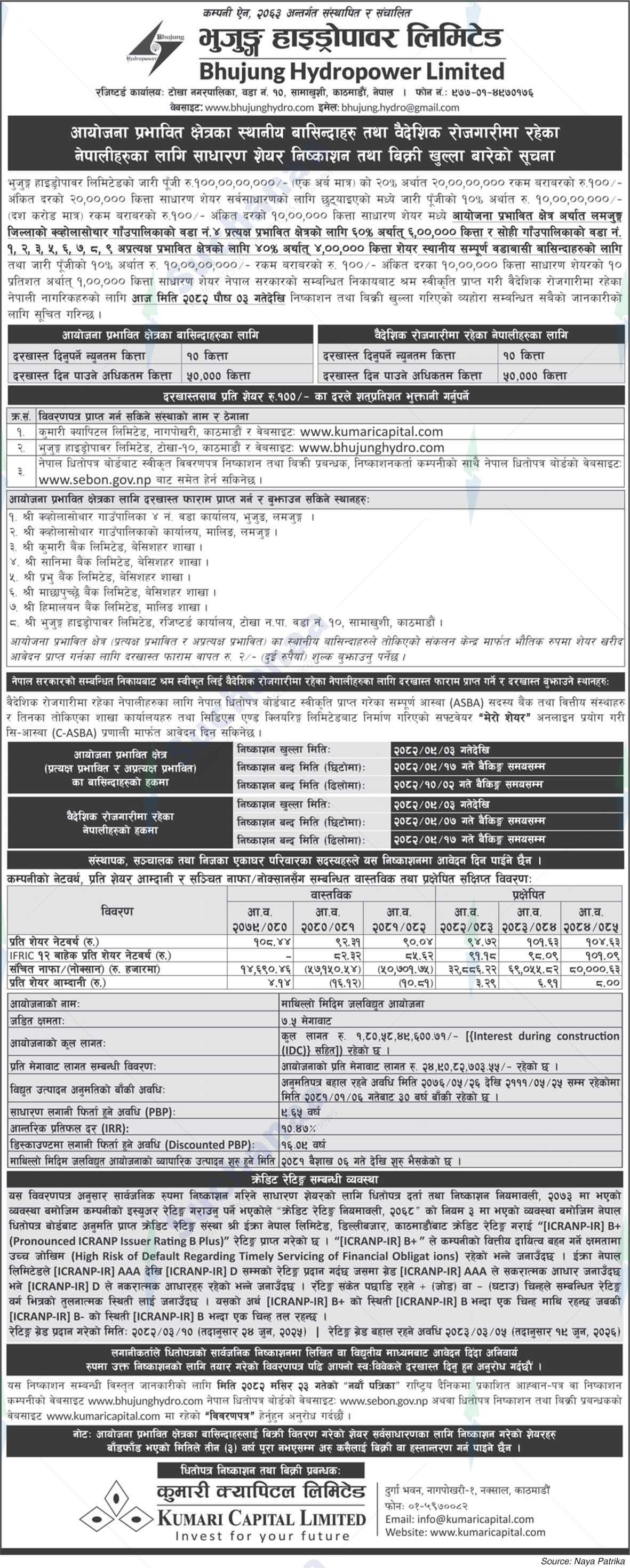 Kumari Capital Limited