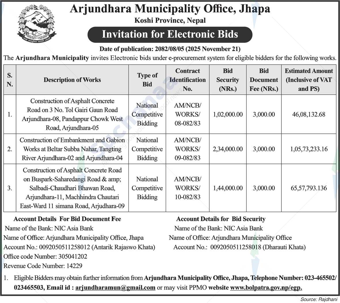 Arjundhara Municipality