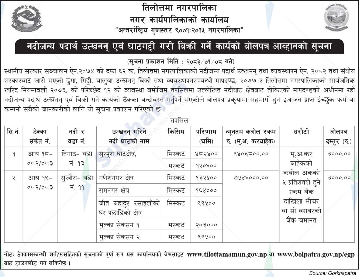 Tilottama Municipality