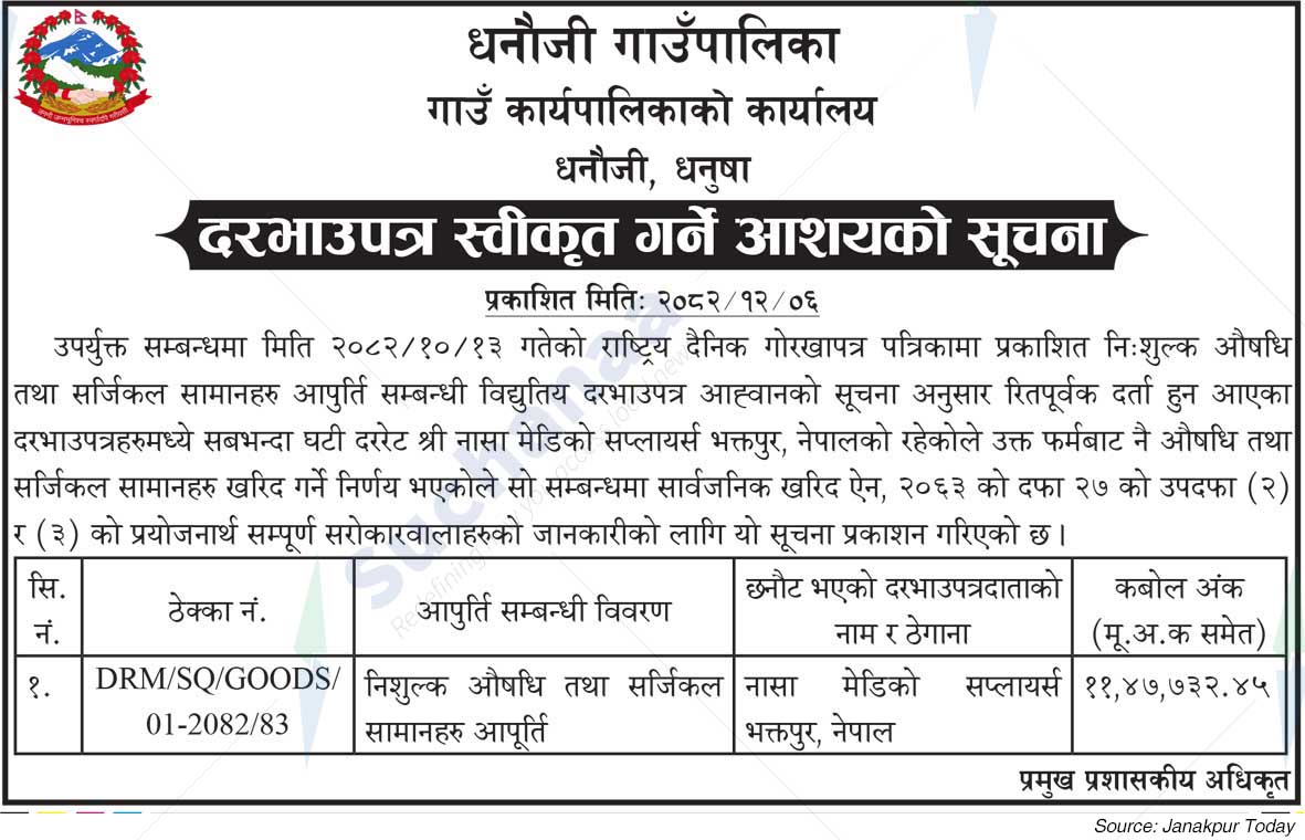 Dhanauji Rural Municipality