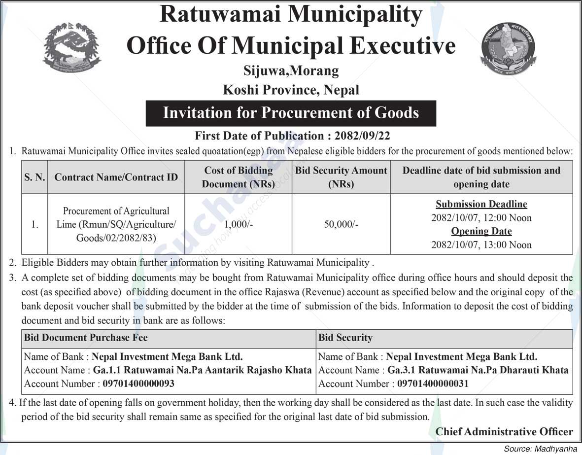 Ratuwamai Municipality