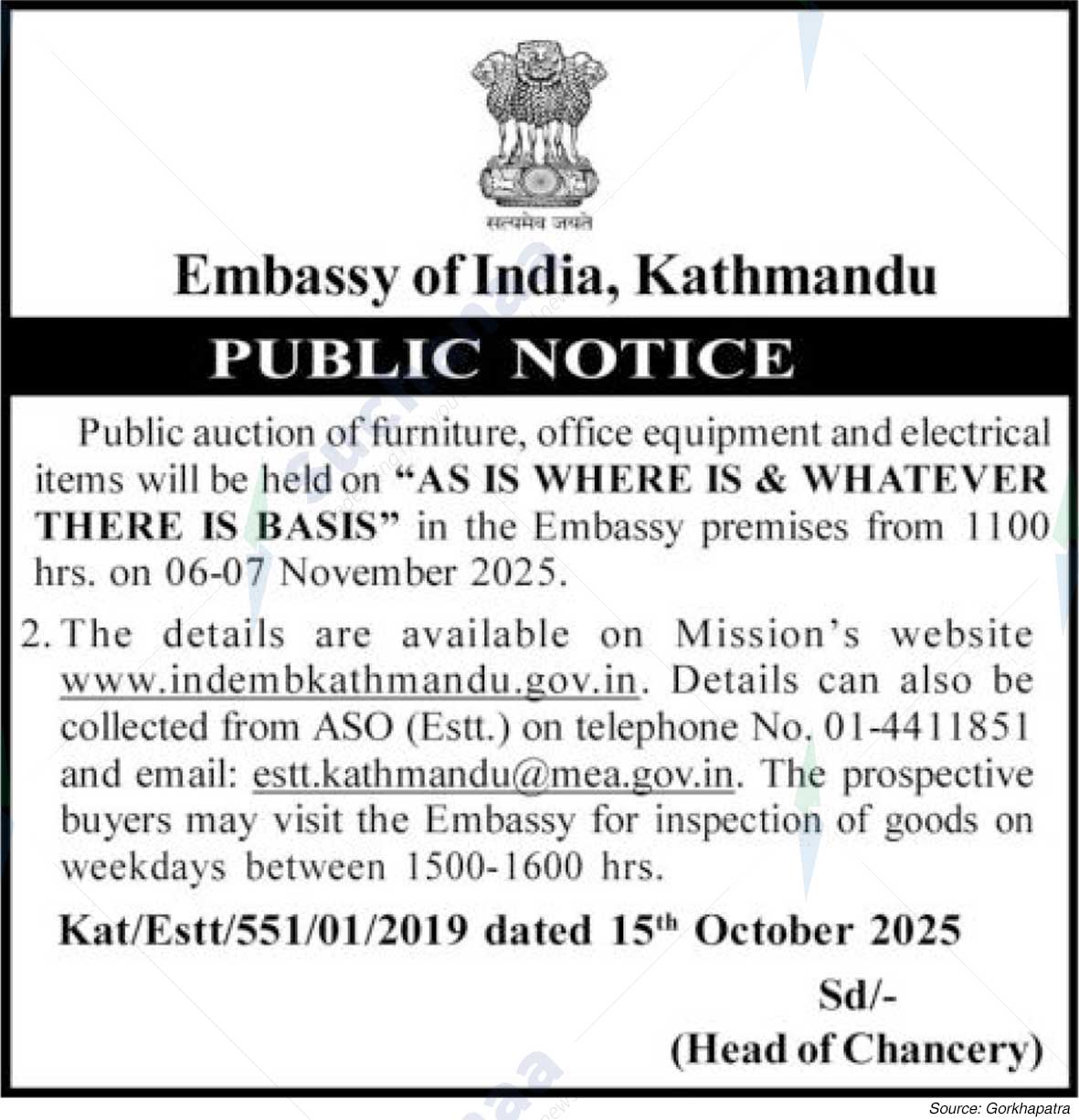 Embassy of India
