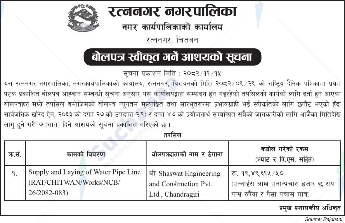 Ratnanagar Municipality