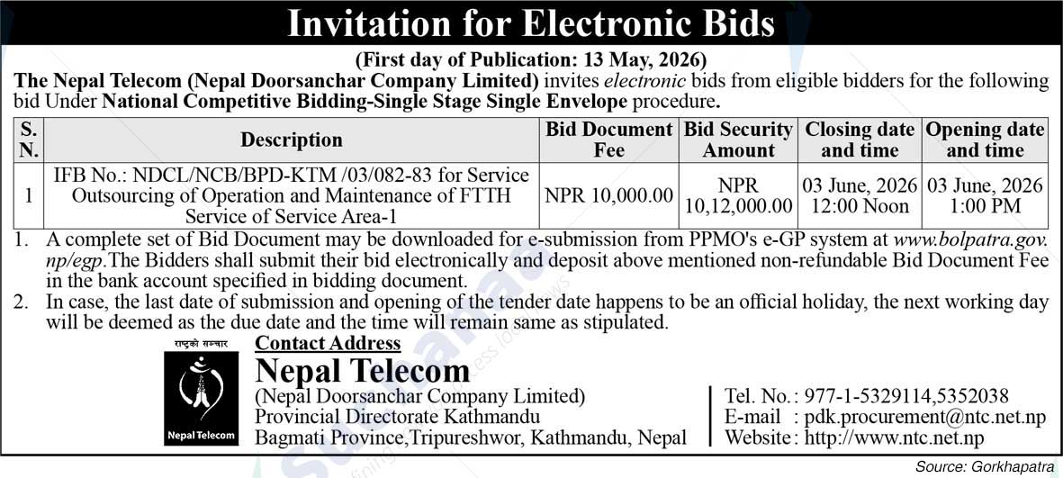 Nepal Doorsanchar Company Limited (NTC)