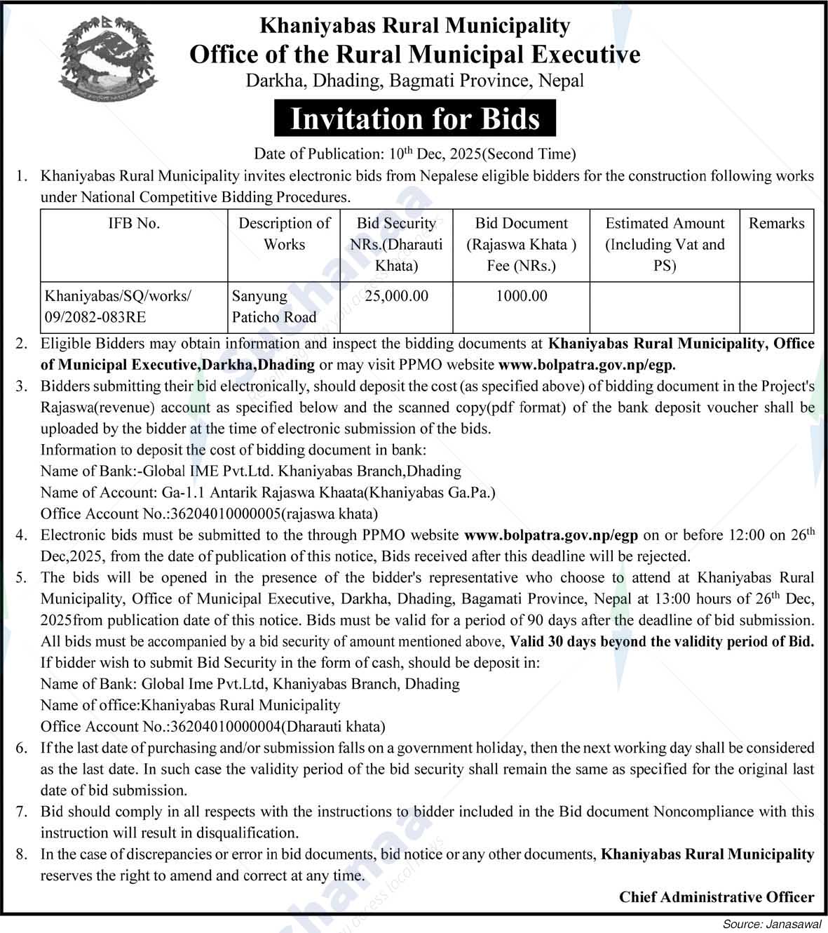 Khaniyabas Rural Municipality