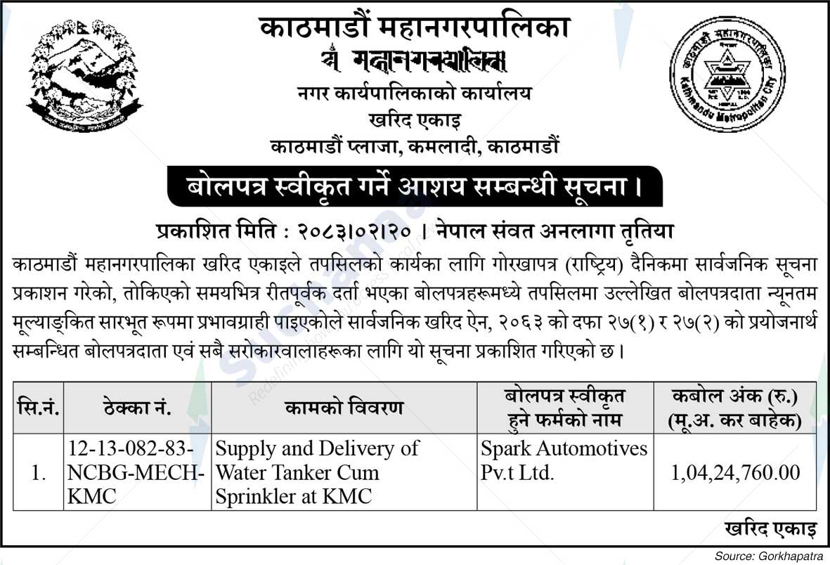 Kathmandu Metropolitan City