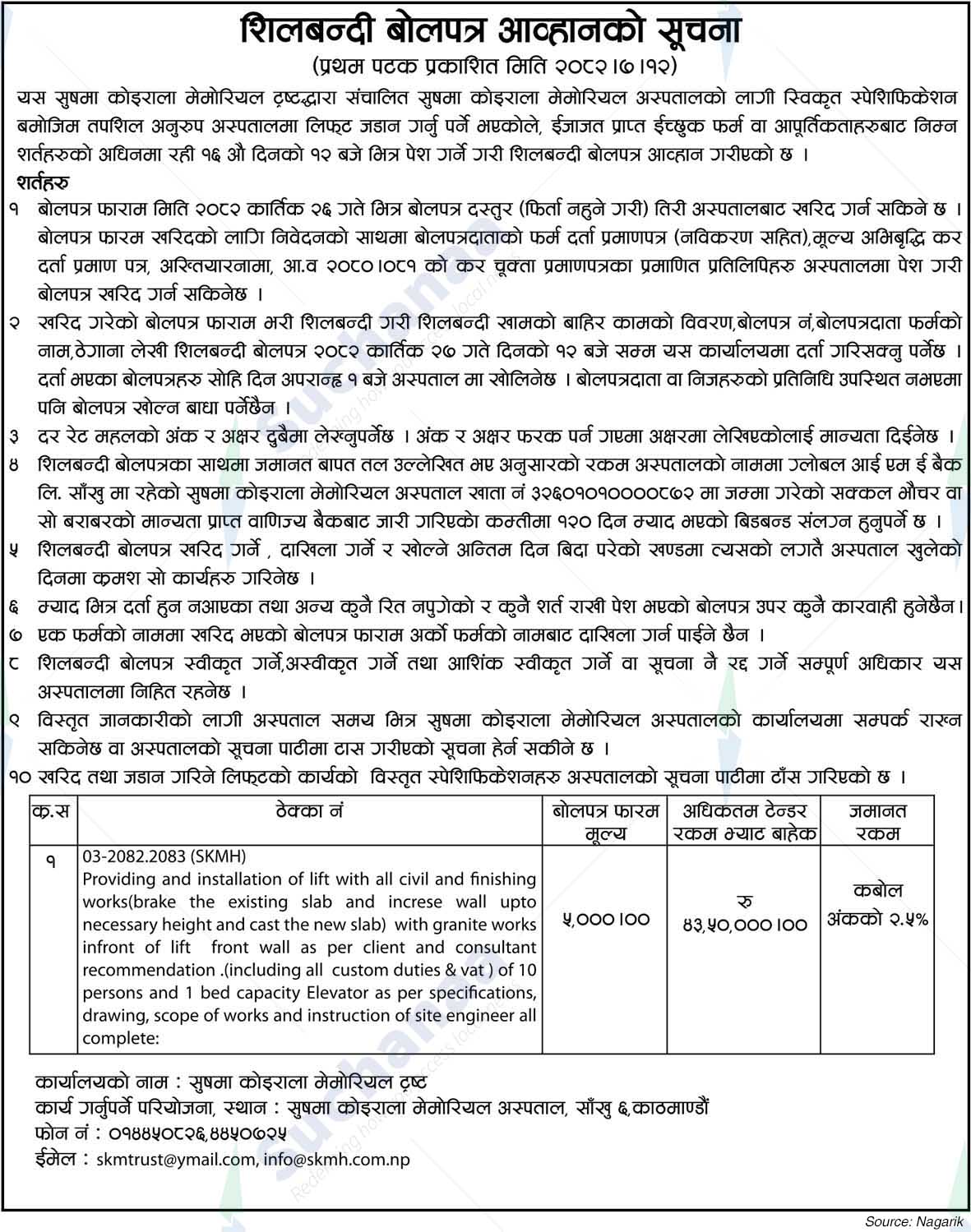 Sushma Koirala Memorial Office