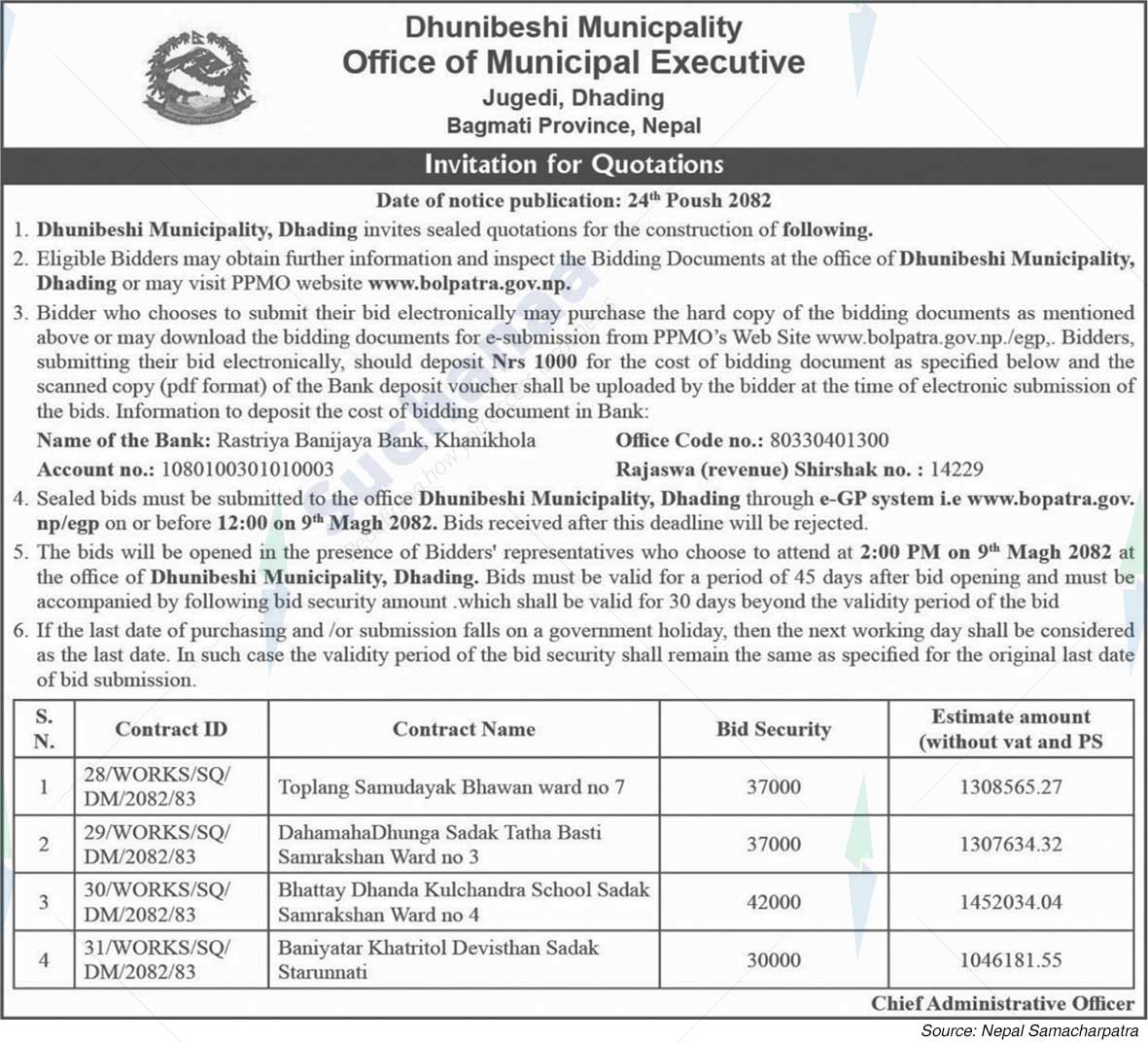 Dhunibeshi Municipality