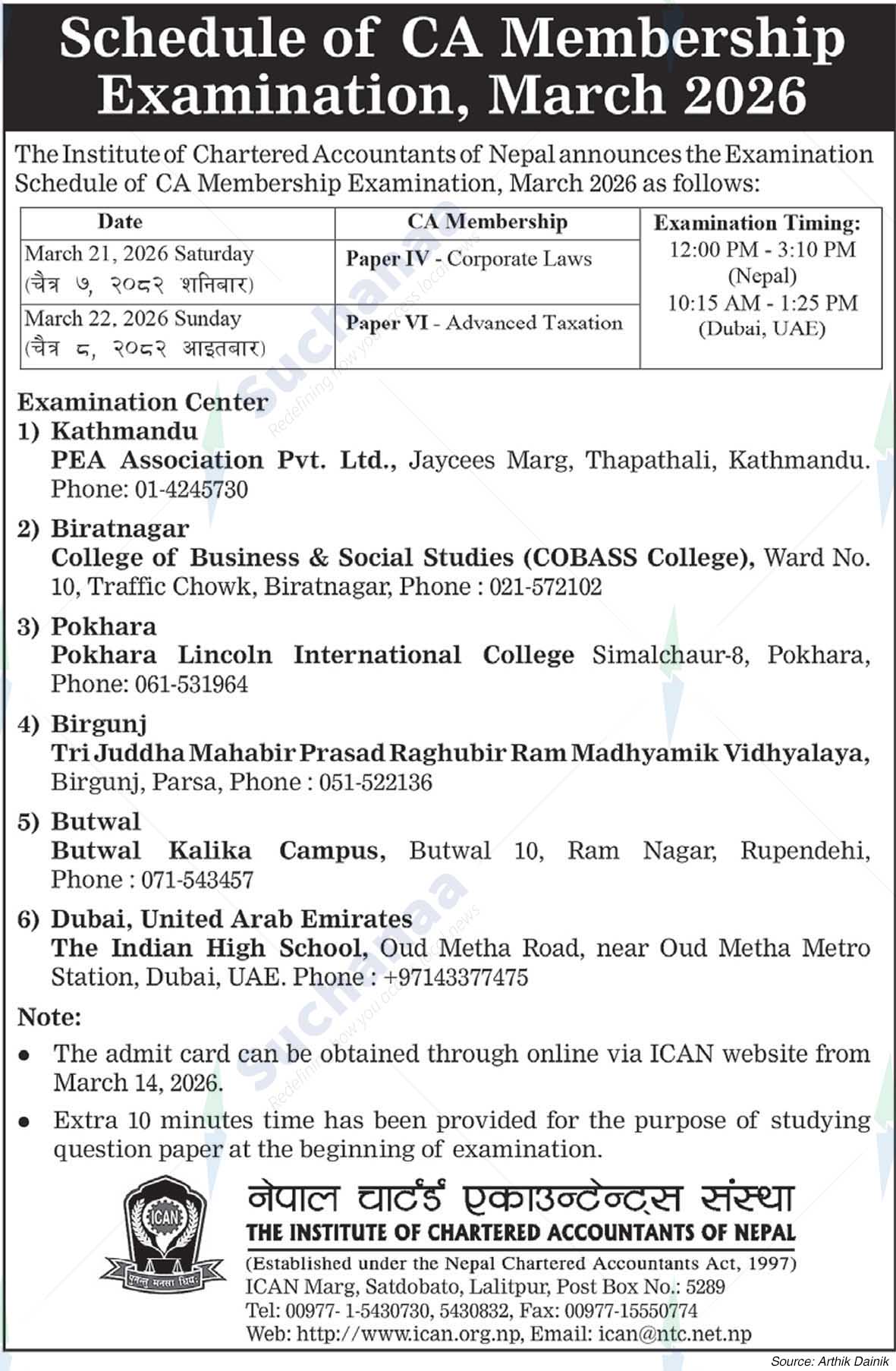 The Institute of Chartered Accountants of Nepal