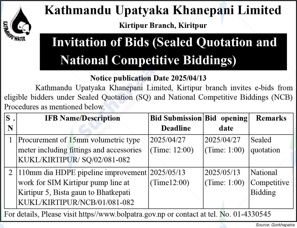 Kathmandu Upatyaka Khanepani Limited
