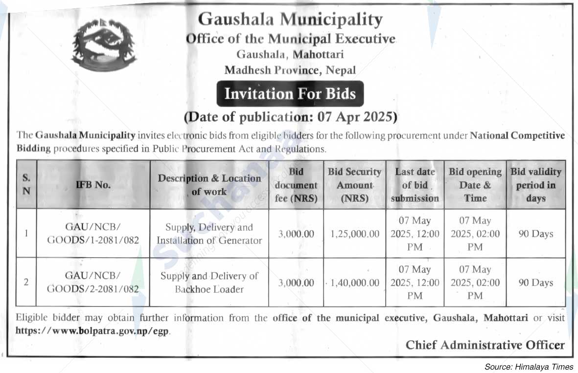Gaushala Municipality