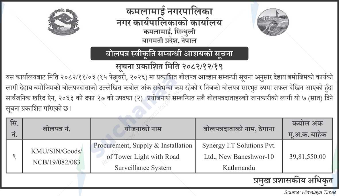 Kamalamai Municipality