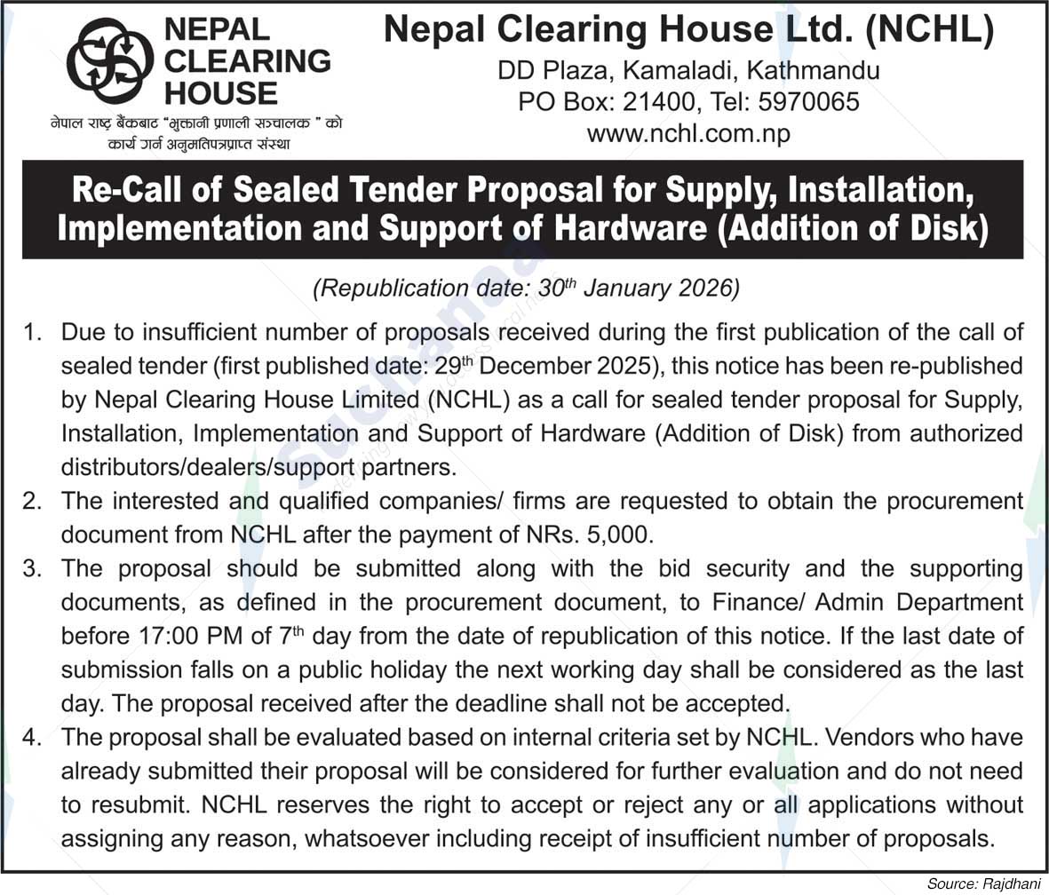 Nepal Clearing House Ltd. (NCHL)