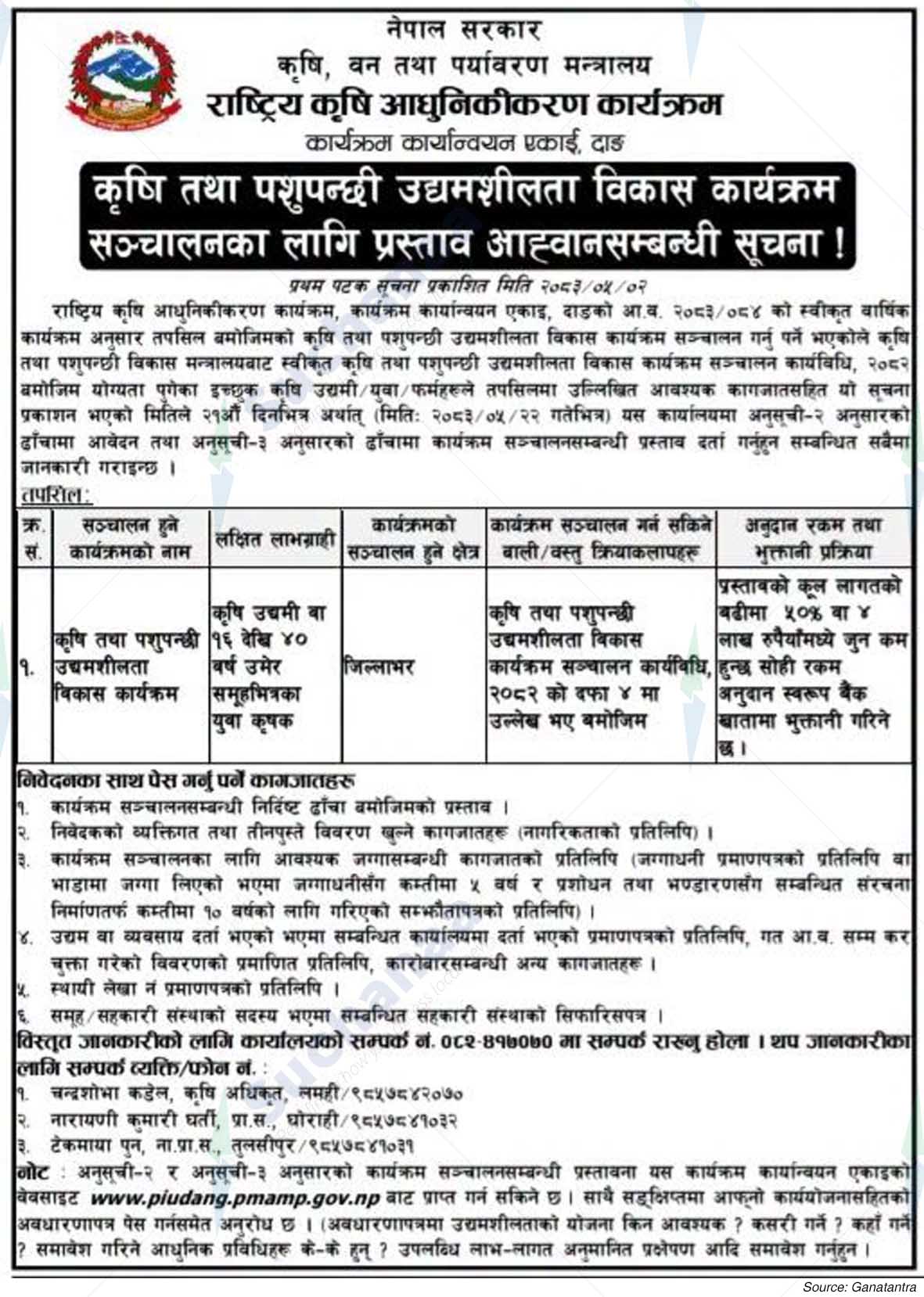 Program Implementation Unit, Dang