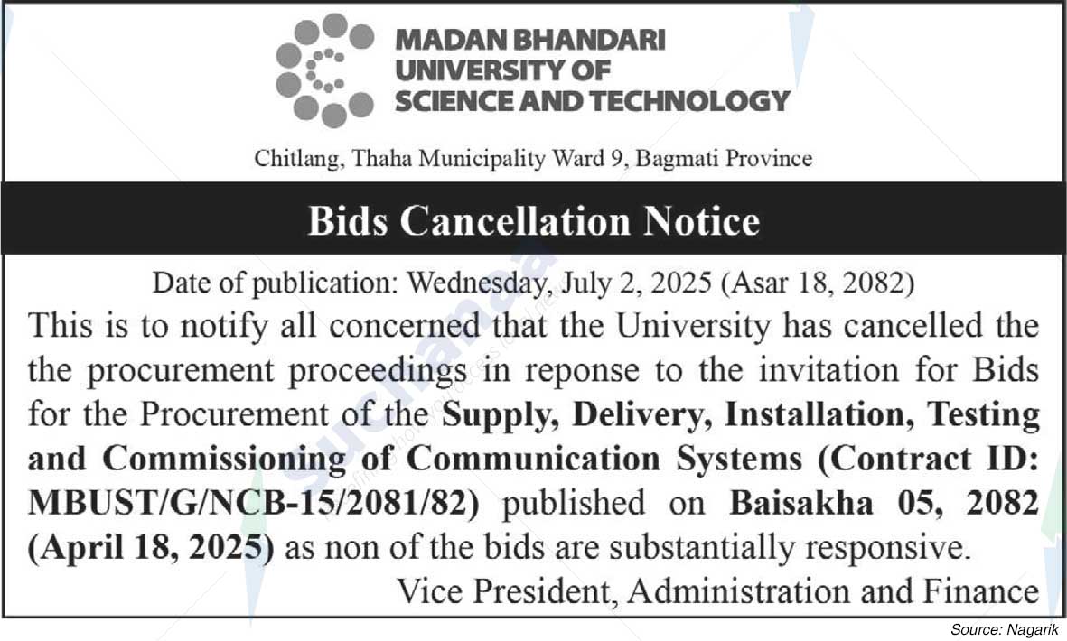 Madan Bhandari University of Science and Technology