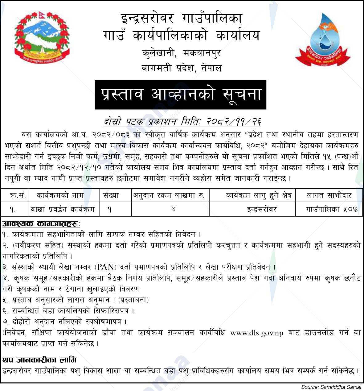 Indrasarowar Rural Municipality