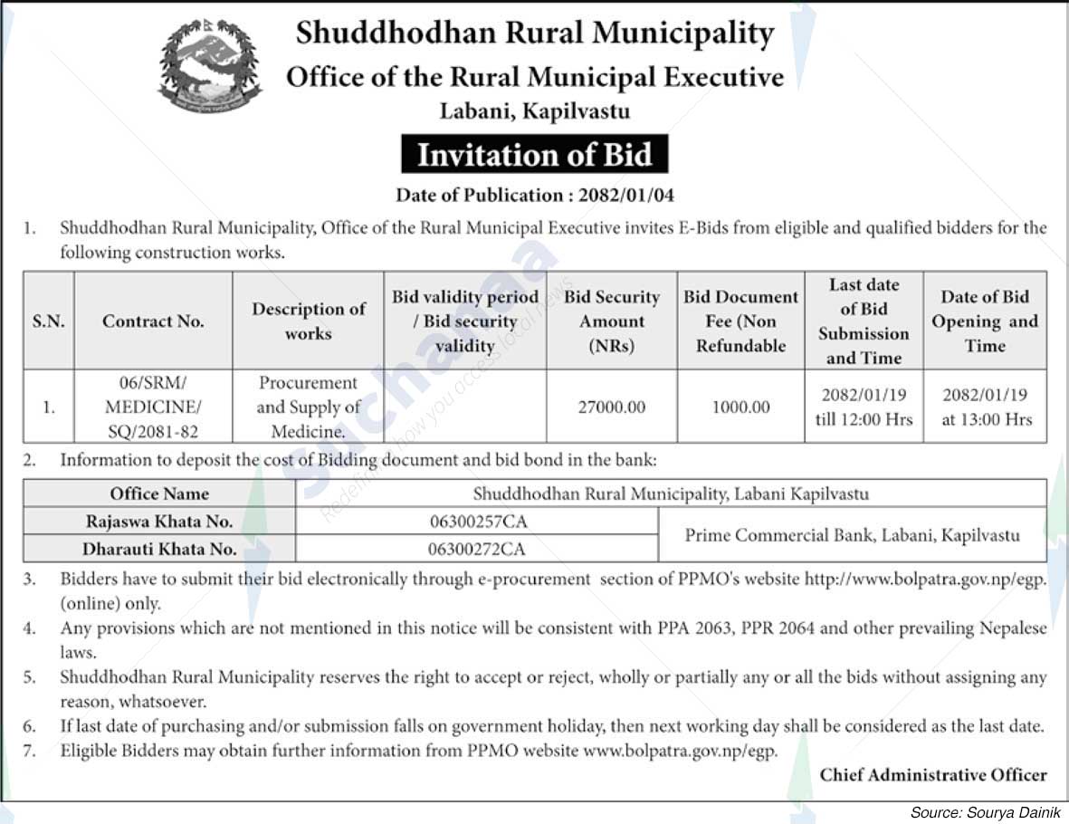 Shuddhodhan Rural Municipality