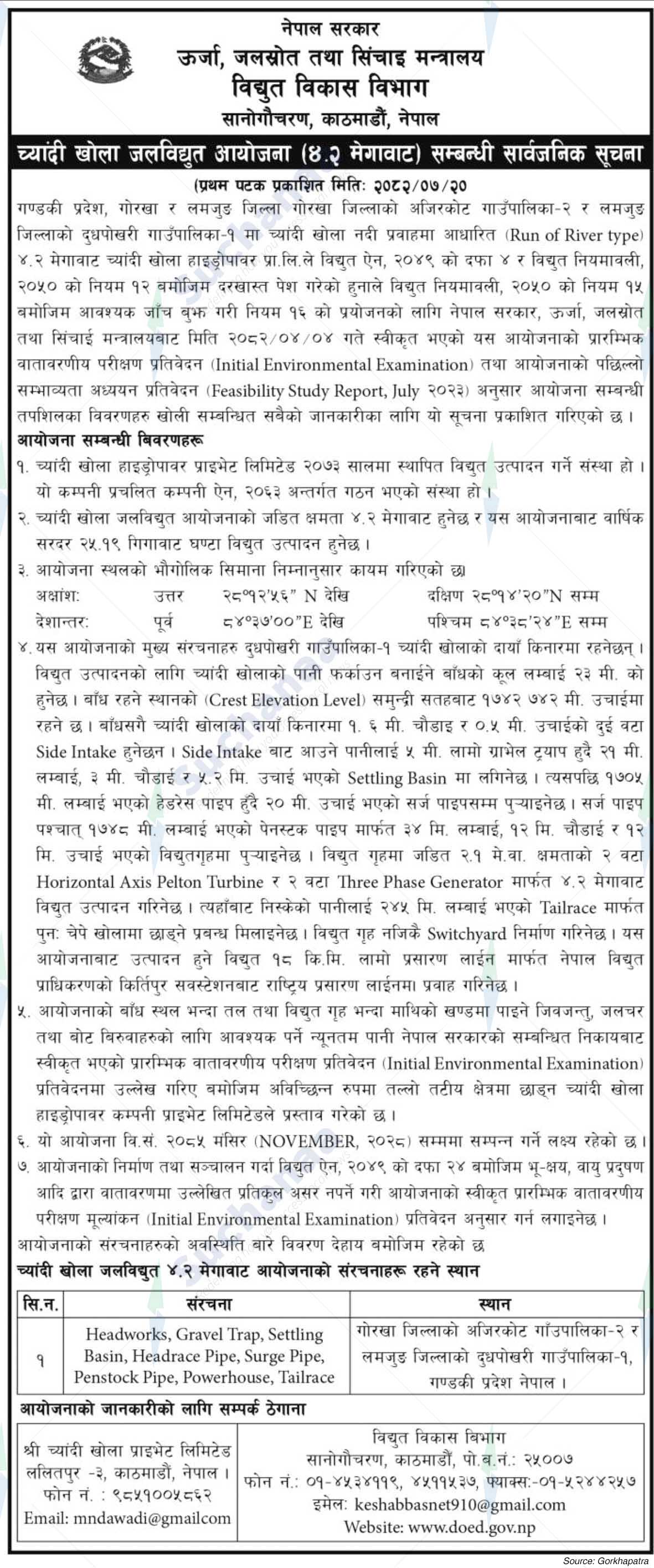 Department of Power Development