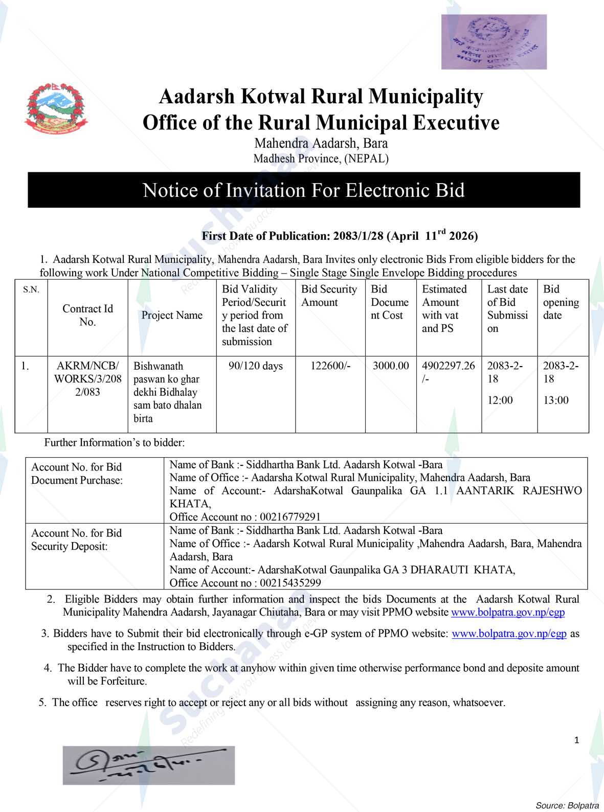 Aadarsha Kotwal Rural Municipality