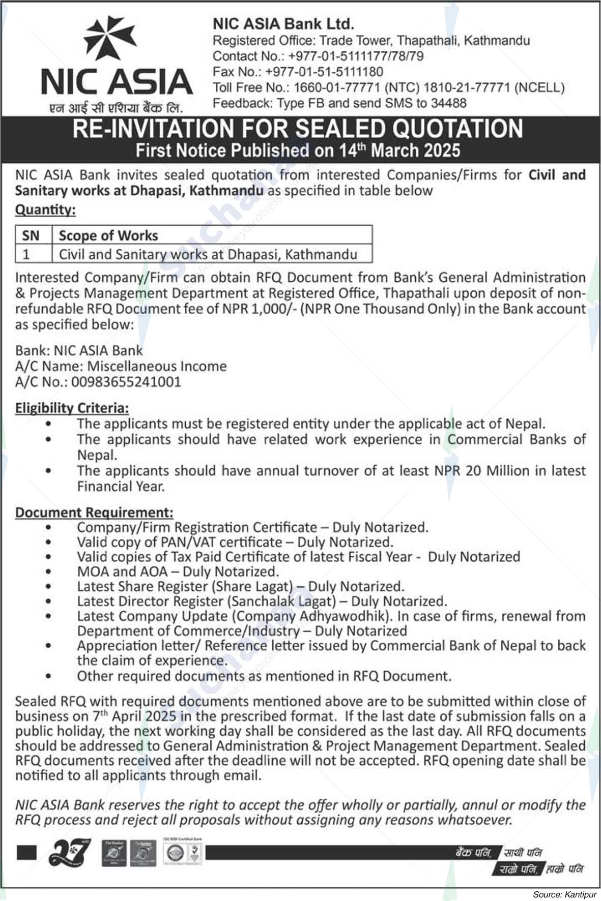 NIC ASIA Bank Ltd.