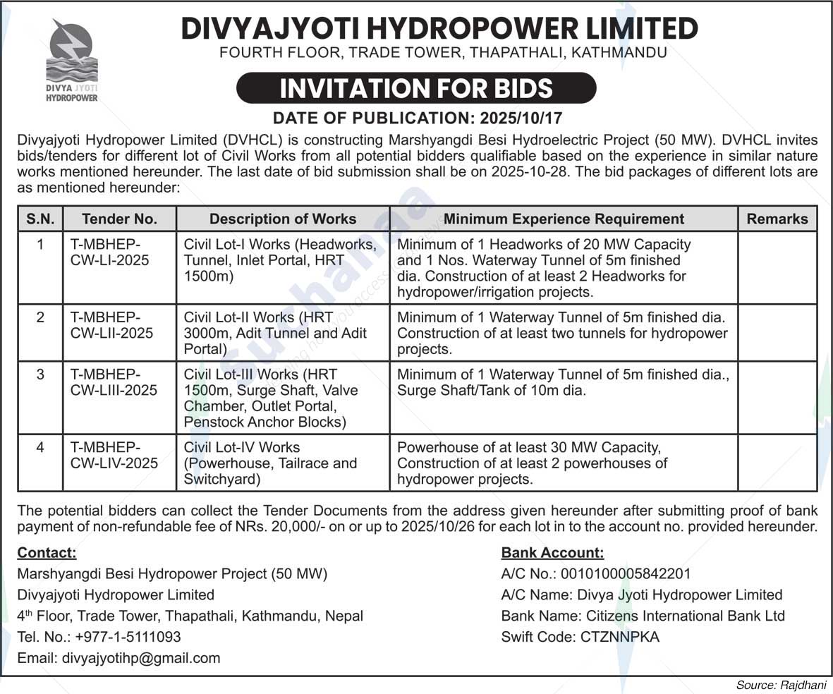 Divyajyoti Hydropower Pvt. Ltd.