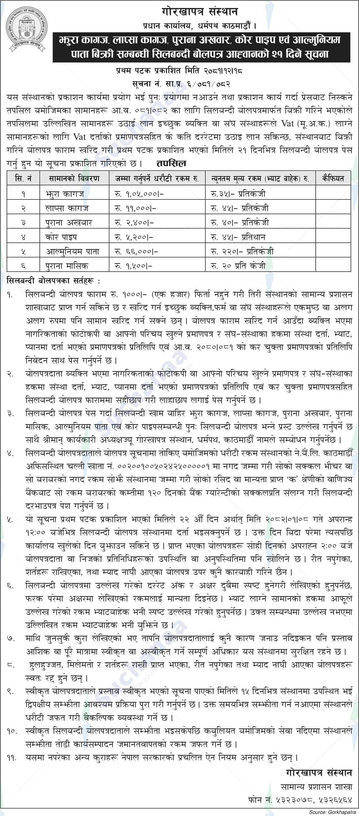 Gorkhapatra Institute