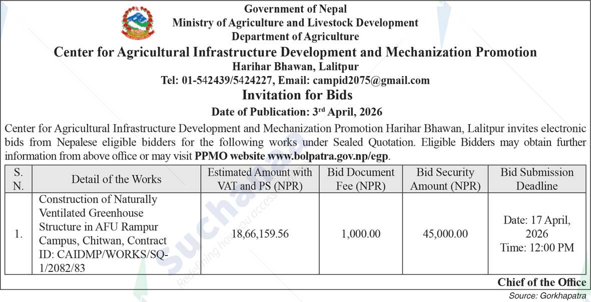 Center for Agricultural Infrastructure Development & Mechanization Promotion