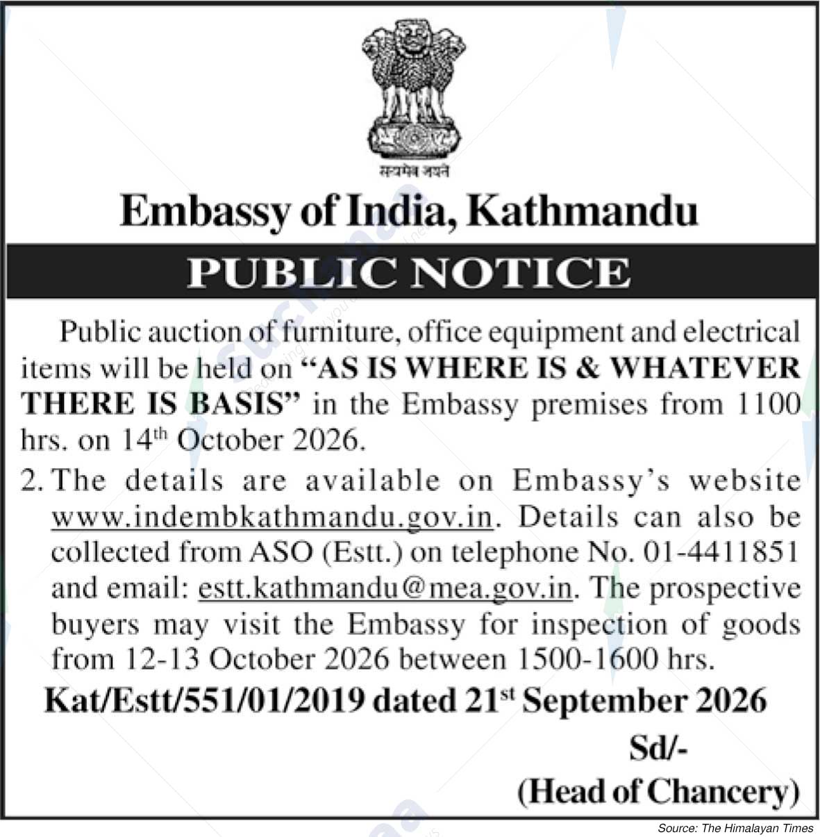 Embassy of India
