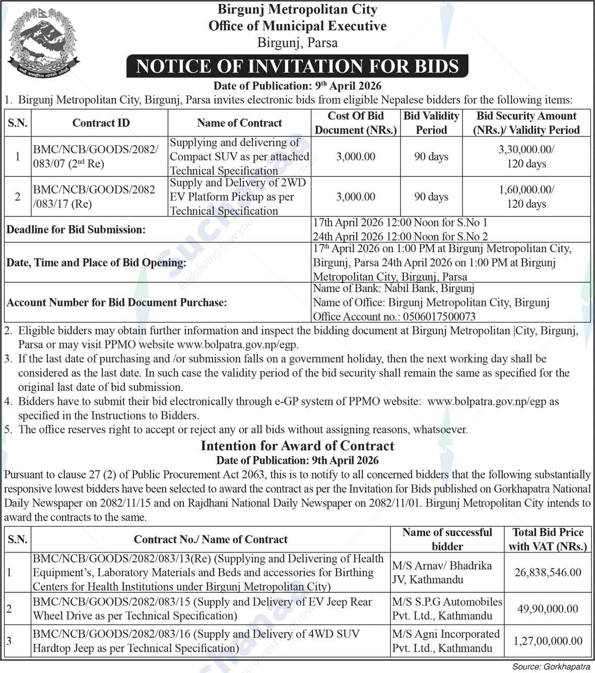 Birgunj Metropolitan City