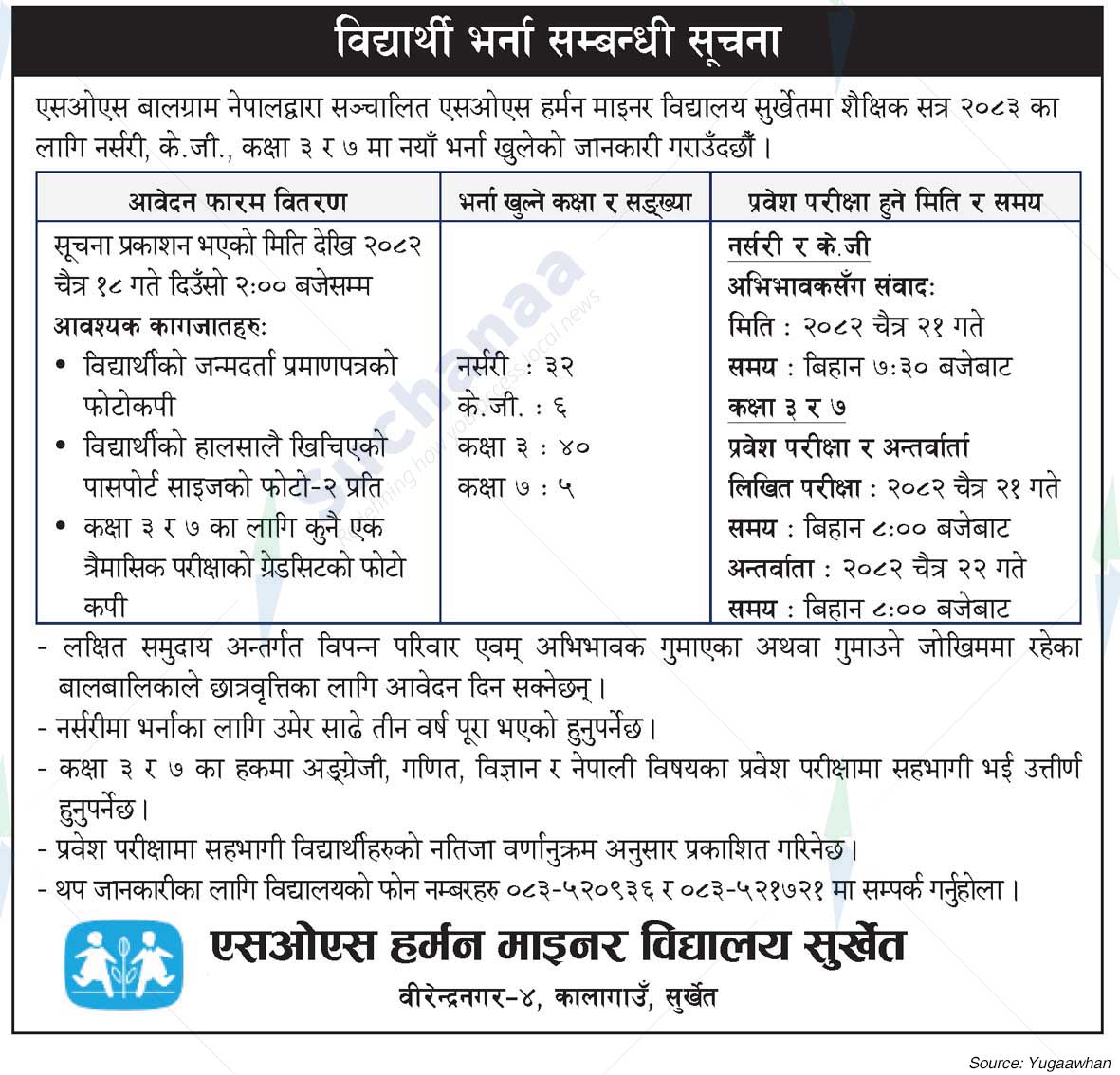 SOS Hermann Gmeiner School Surkhet