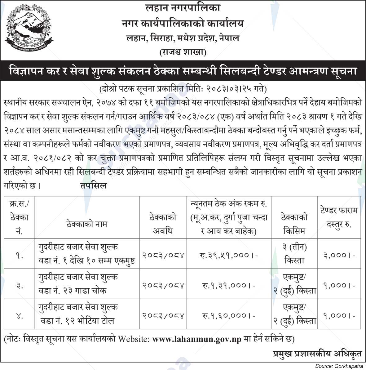 Lahan Municipality