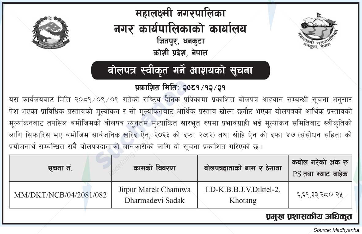 Mahalaxmi Municipality