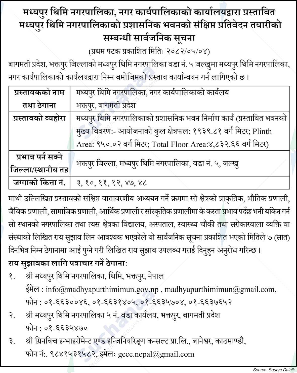 Madhyapur Thimi Municipality