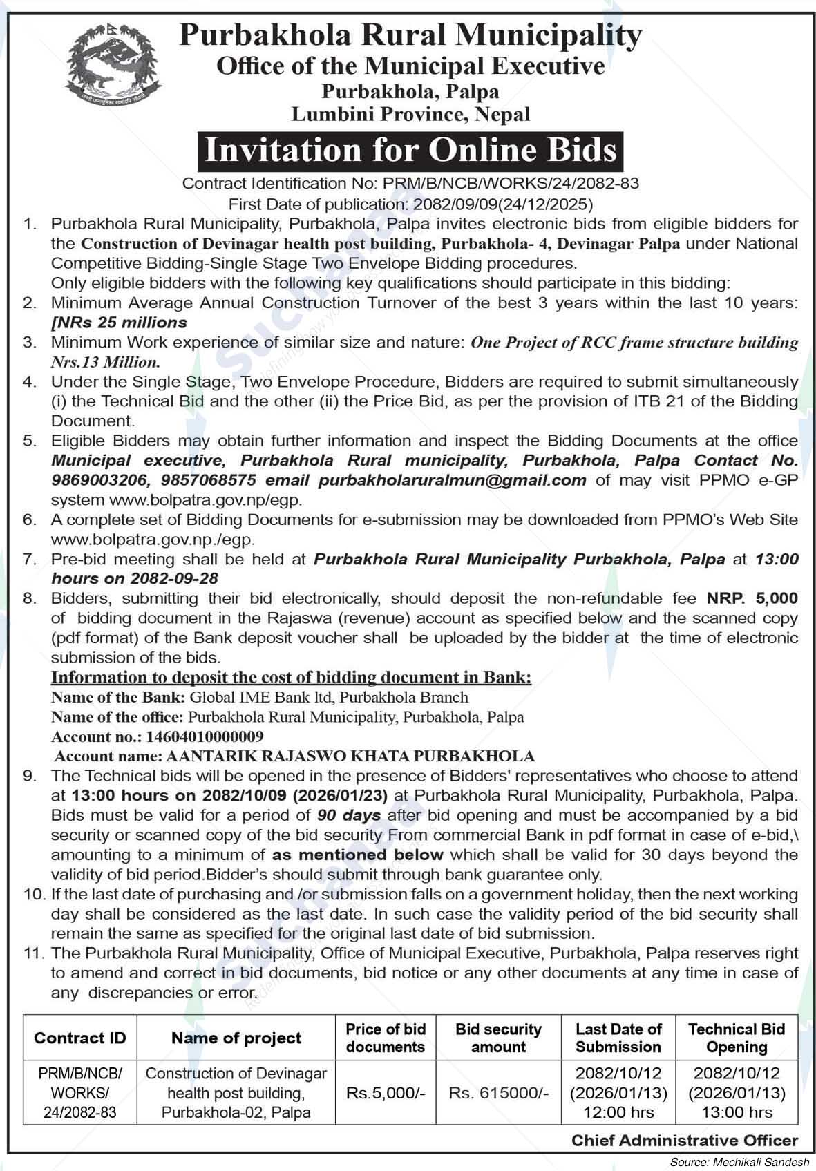 Purbakhola Rural Municipality