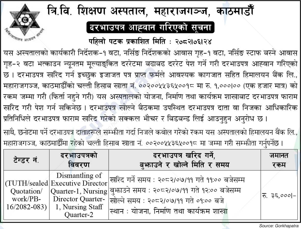 Tribhuvan University Teaching Hospital