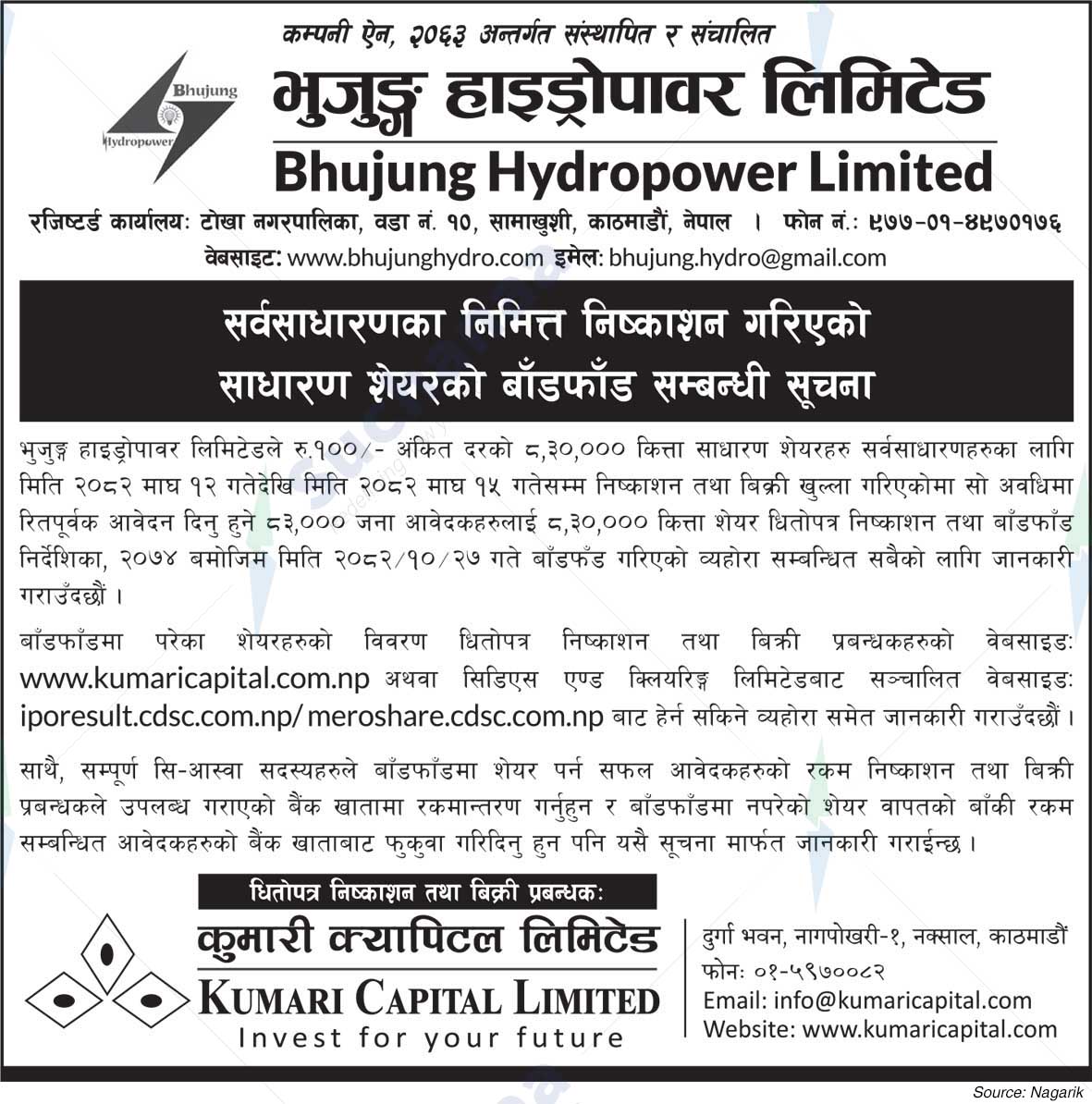 Bhujung Hydropower (P) Limited