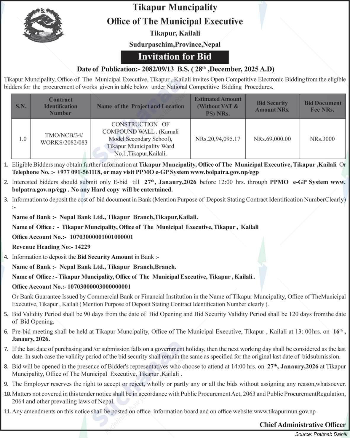 Tikapur Municipality