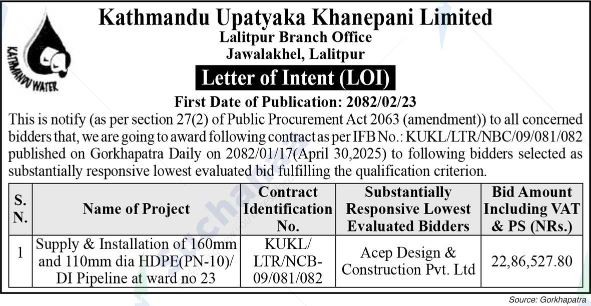 Kathmandu Upatyaka Khanepani Limited