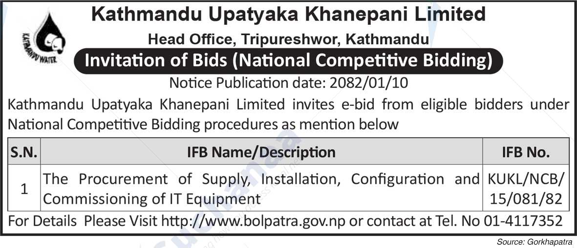 Kathmandu Upatyaka Khanepani Limited