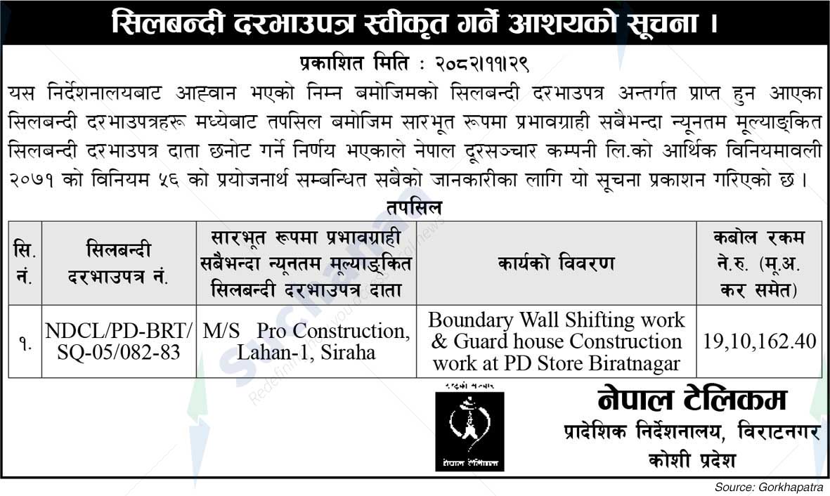 Nepal Doorsanchar Company Limited (NTC)