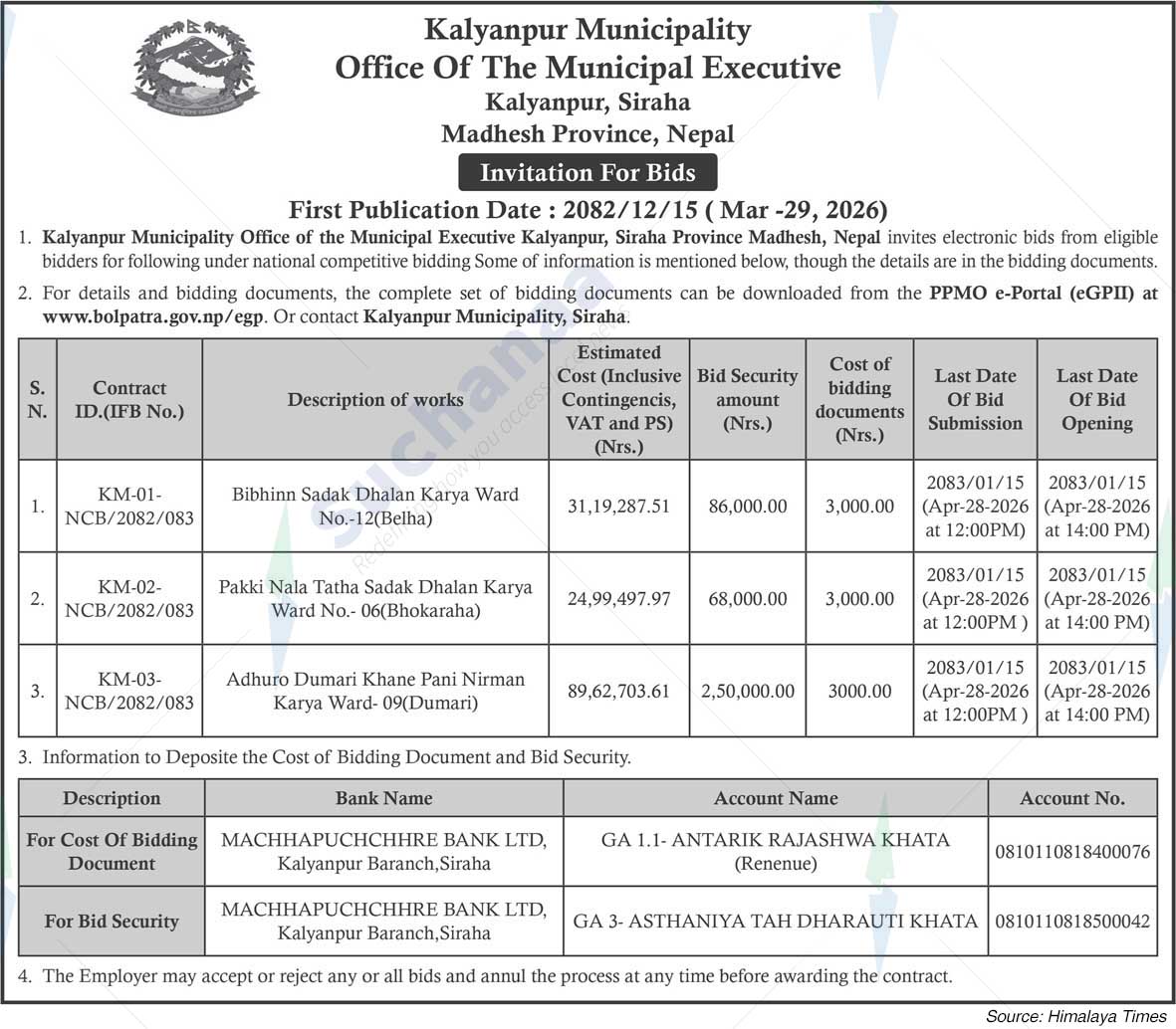 Kalyanpur Municipality