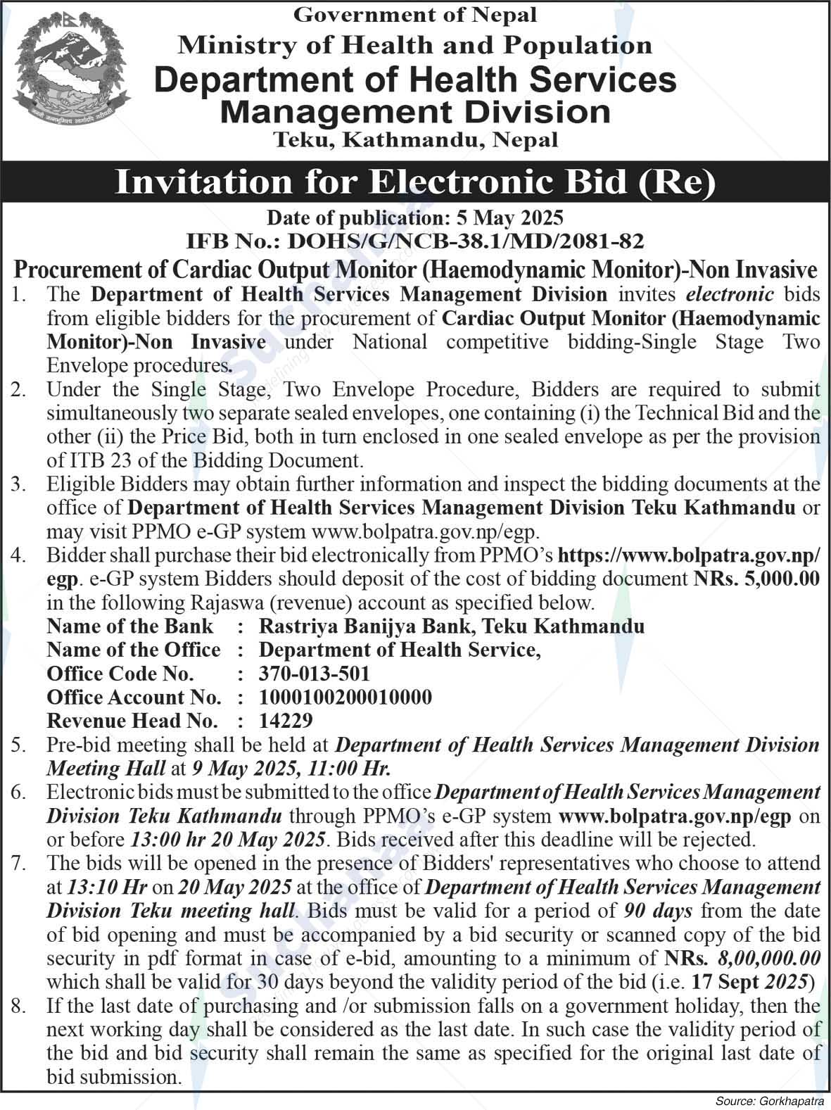 Department of Health Services